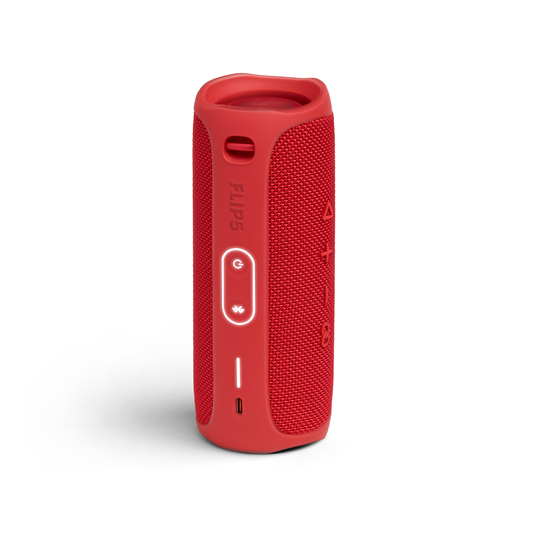 JBL Flip 5 - Red - Portable Waterproof Speaker - Back